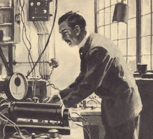 Ernest Rutherfords eerste experimenten werden uitgevoerd in een 18 meter lange tinnen schuur door English School